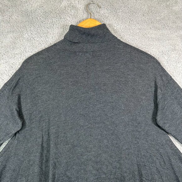 Mossimo Gray Turtleneck Tunic Sweater Size Large Long Sleeve Gray sweater - Picture 5 of 12